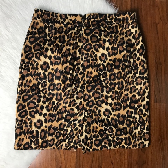 Gap Factory Womens 2 Animal Print Pencil Skirt - Picture 3 of 4